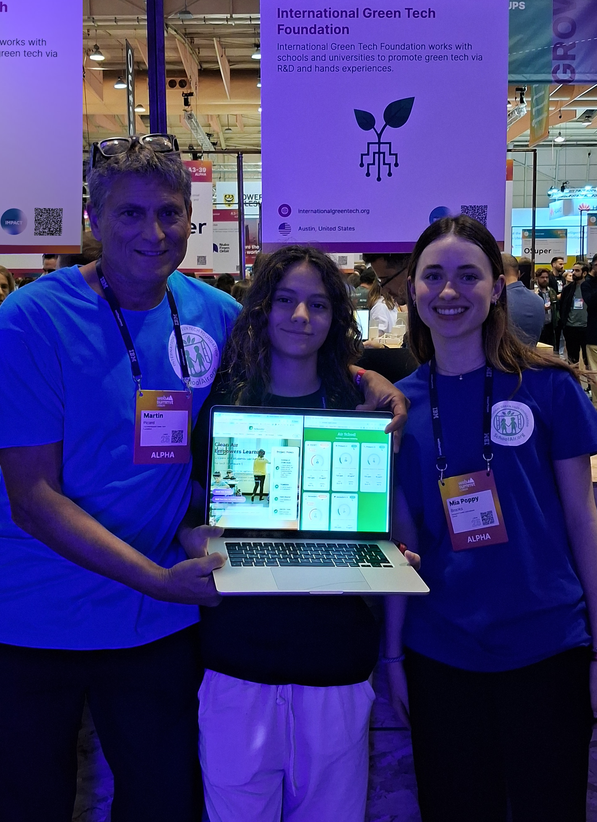 SchoolAir al Web Summit